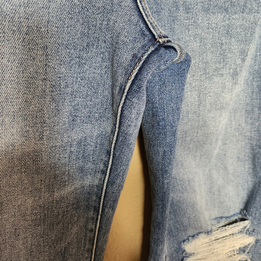 Stylish Light Blue Flare Jeans - Picture 9 of 15